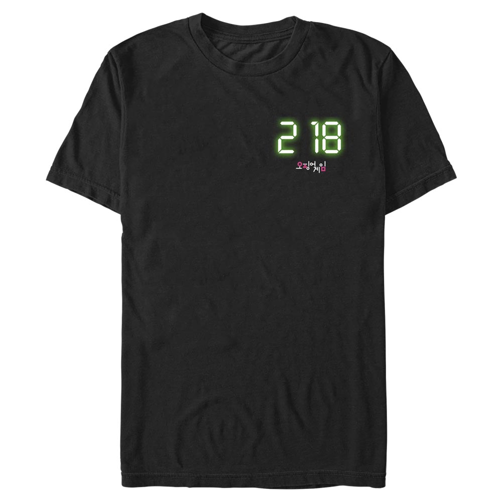 Netflix - Squid Game - Logo Two Eighteen - Homme T-shirt