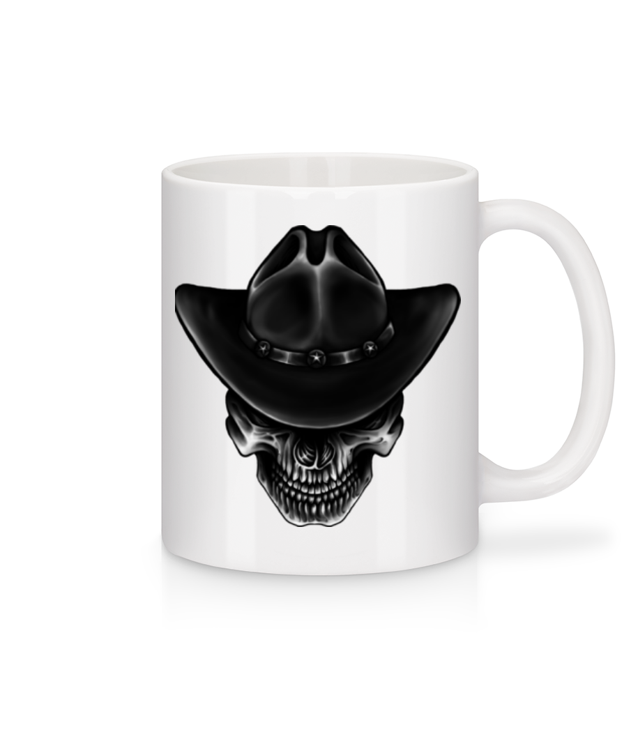 Cowboy Skull · Mug en céramique blanc
