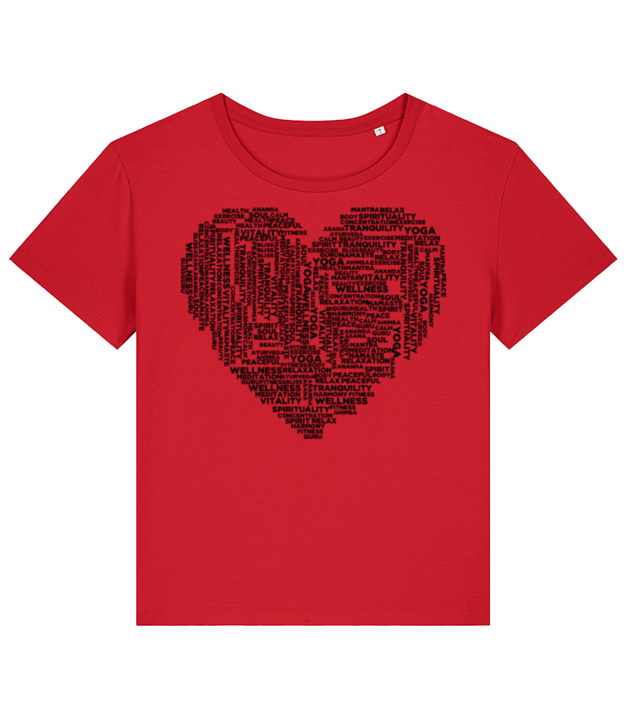 Yoga Cœur · T-shirt bio Femme Stanley Stella 2.0