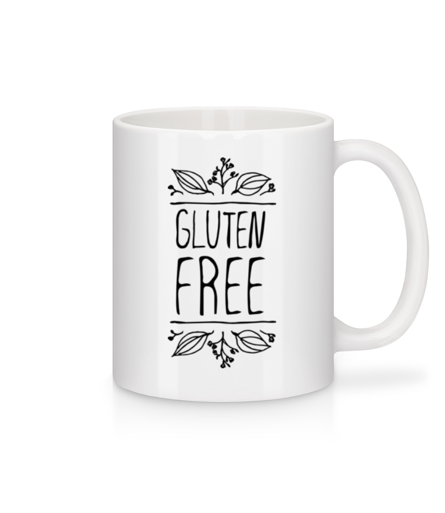 Gluten Free · Mug en céramique blanc
