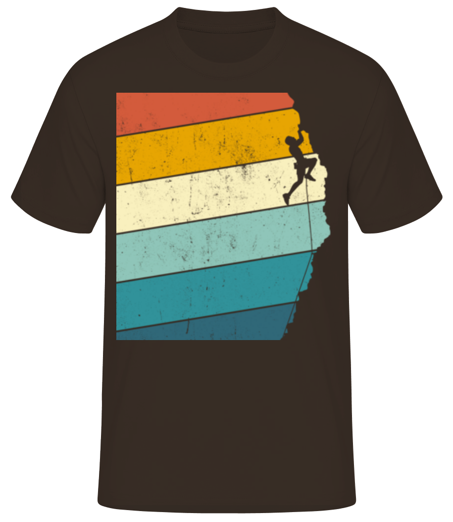 Grimpeur Rétro Homme · T-shirt standard Homme