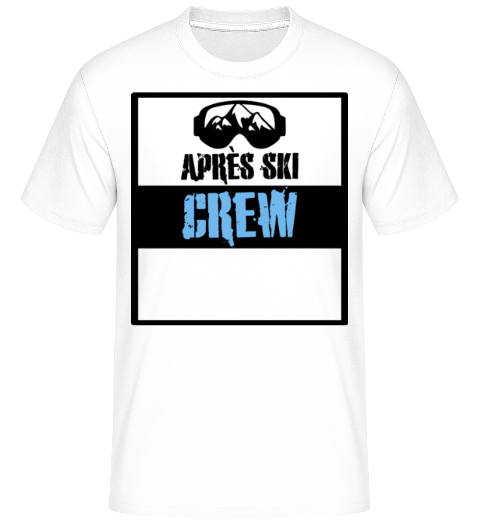Aperçu: Après Ski Crew -  T-Shirt Shirtinator homme - Blanc - Devant
