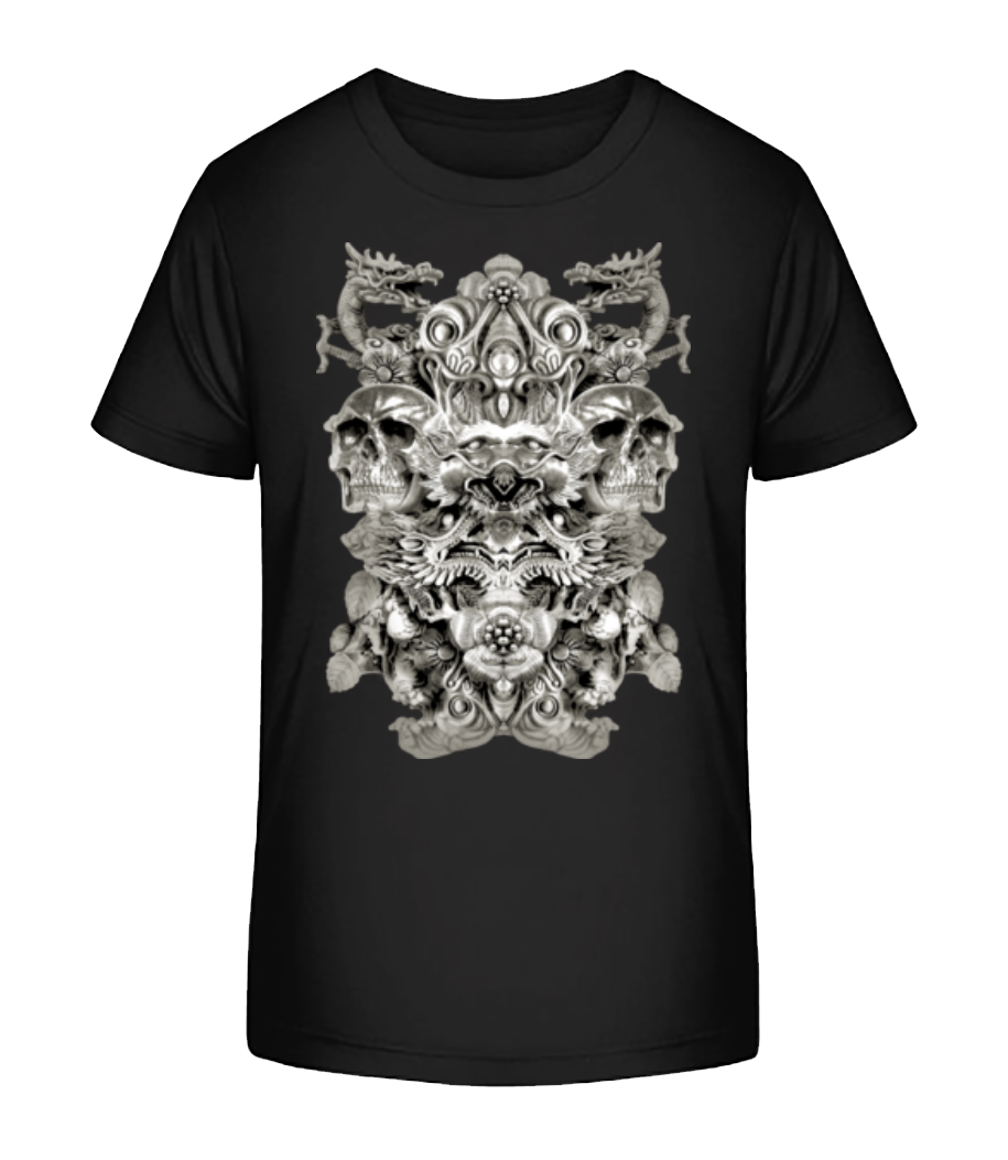 Dragons Et Crânes · T-shirt bio Enfant Stanley Stella 2.0
