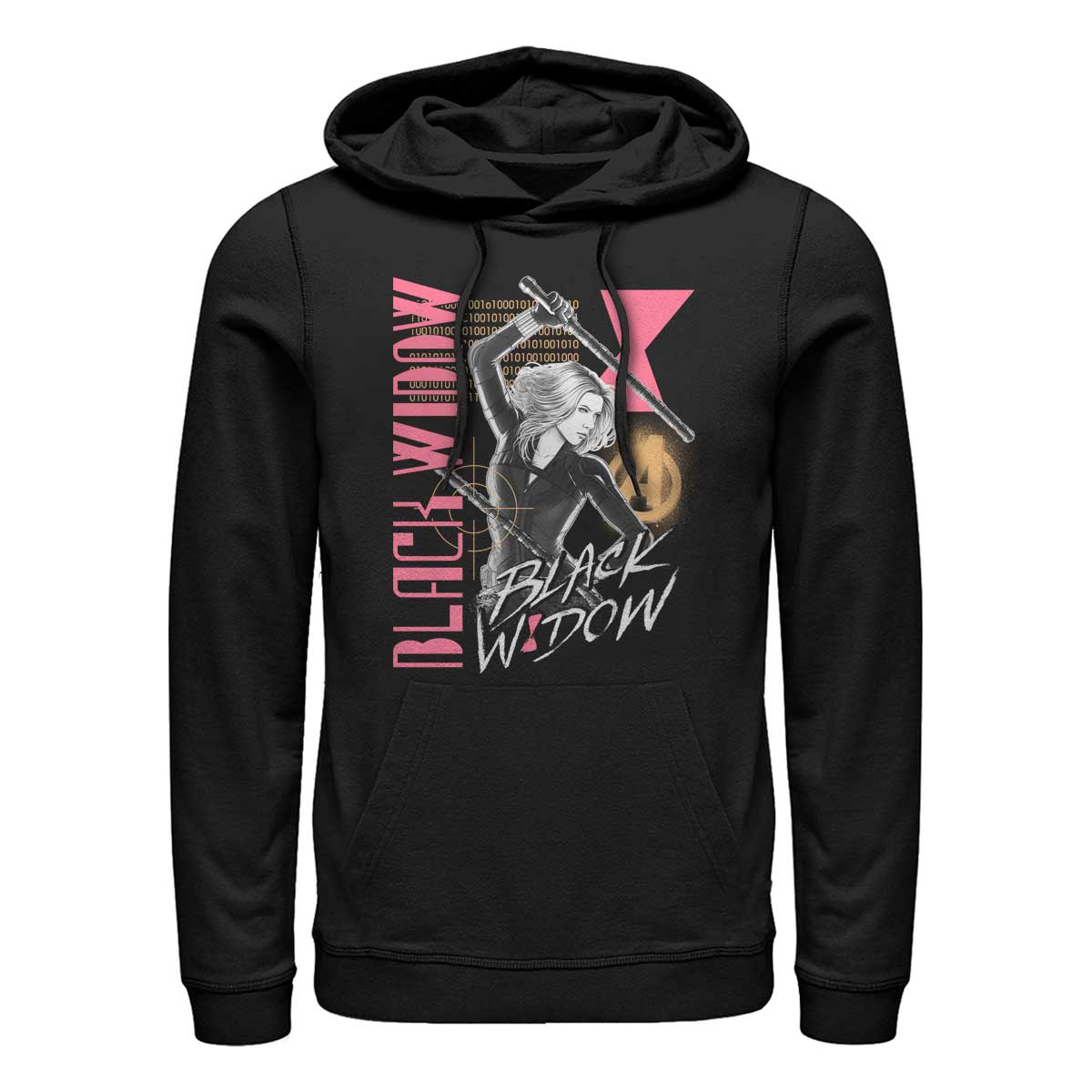 Marvel - Black Widow Retro - Unisex Sweat à capuche