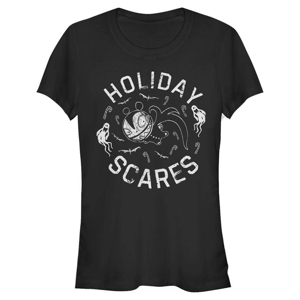 Disney Classics - L'étrange Noël de monsieur Jack - Texte Holiday Scares Doll - Halloween - Femme T-shirt