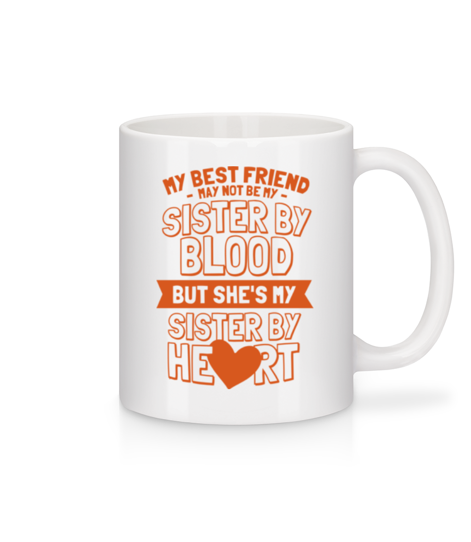 My Sister By Heart · Mug en céramique blanc