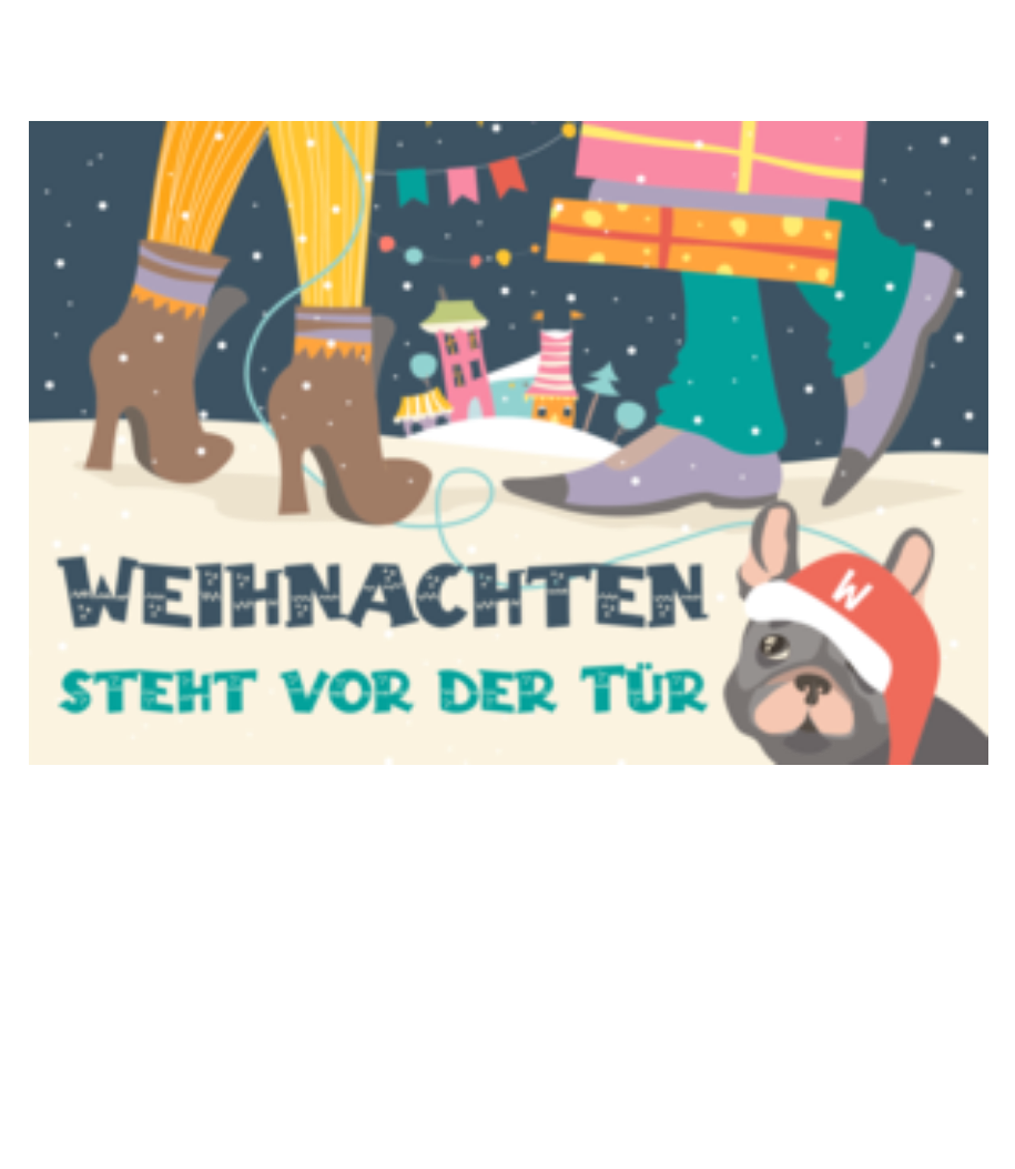 Weihnachten Vor Der Tür · Fußmatte