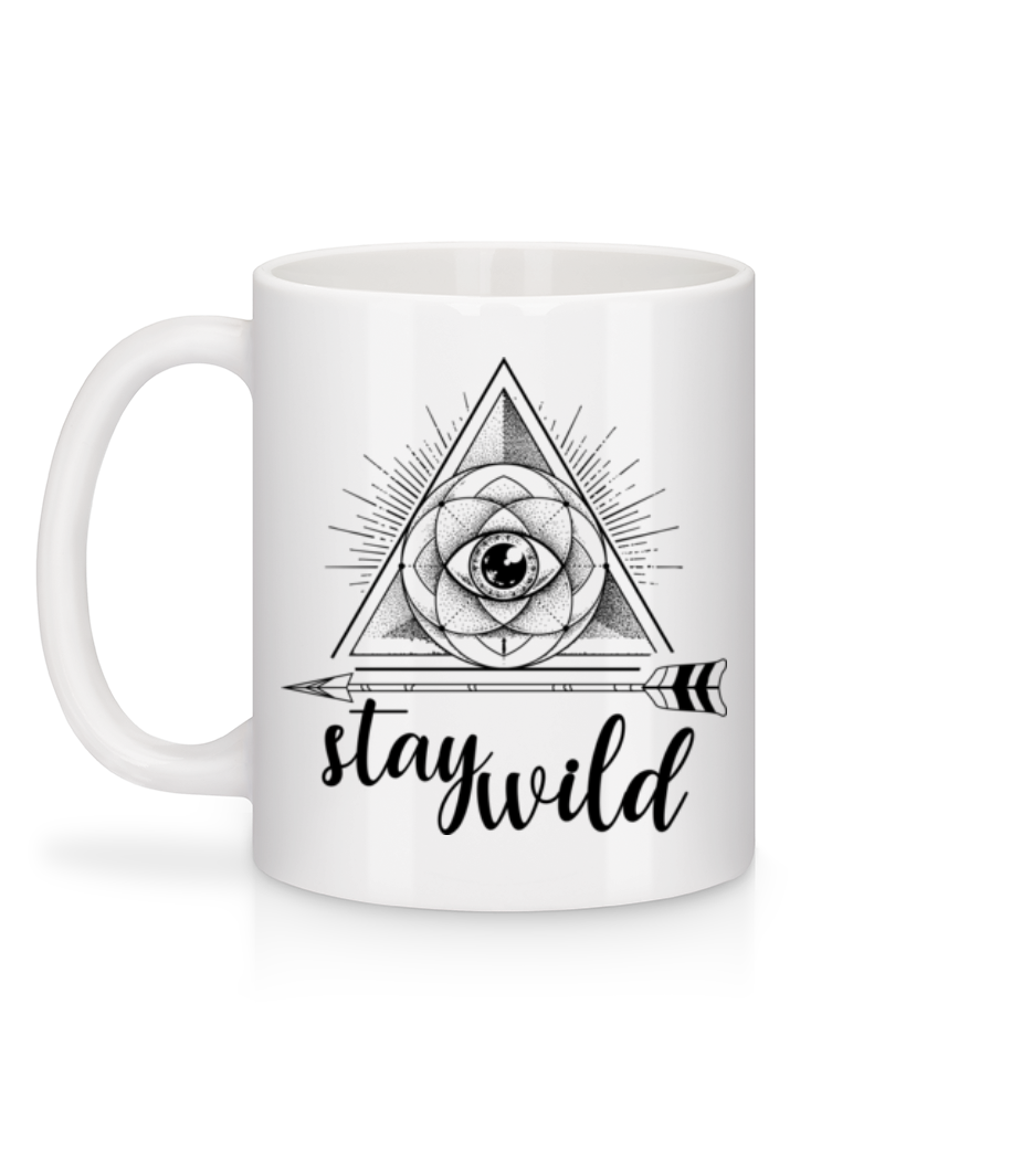 Vorschau: Boho Stay Wild - Tasse - Weiß - Hinten