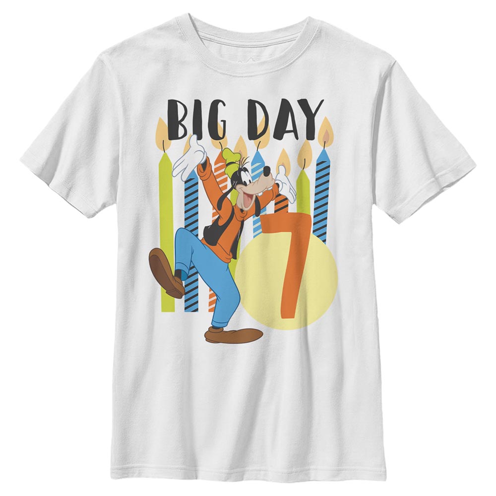 Disney Classics - Mickey Mouse - Dingo Candles Seven - Birthday - Enfant T-shirt