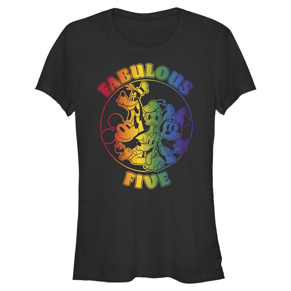 Disney Classics - Mickey Mouse - Photo de groupe Prideful Five - Pride - Femme T-shirt