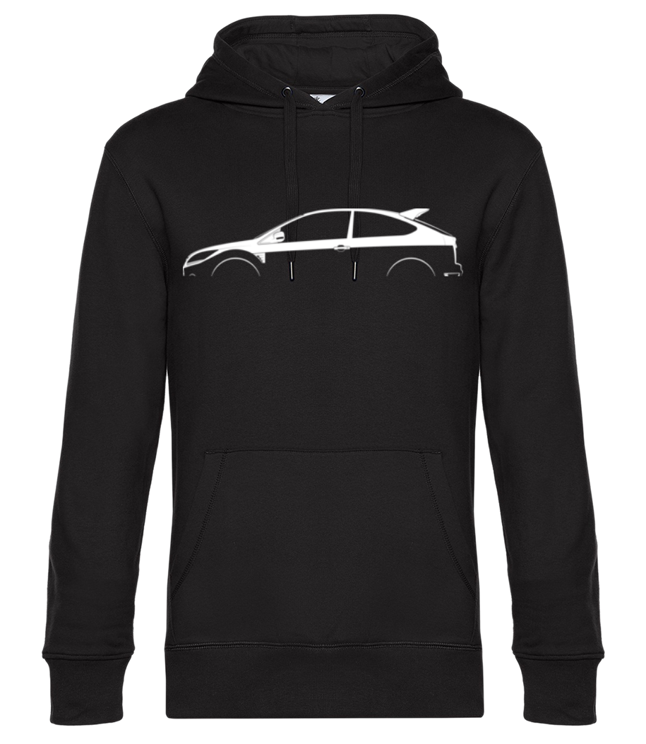 Aperçu: 'Ford Focus RS500 Mk II' Silhouette - Sweat à capuche premium Unisexe - Noir - Devant