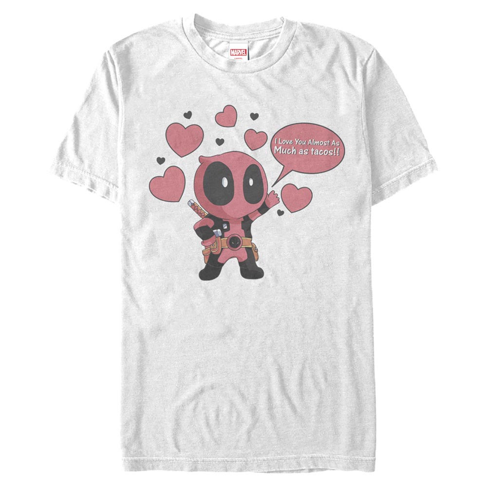 Marvel - Deadpool - Deadpool Love Tacos - Valentine's Day - Homme T-shirt