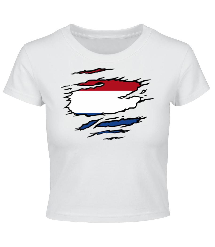 Flag des Pays-Bas mûrs · Crop top