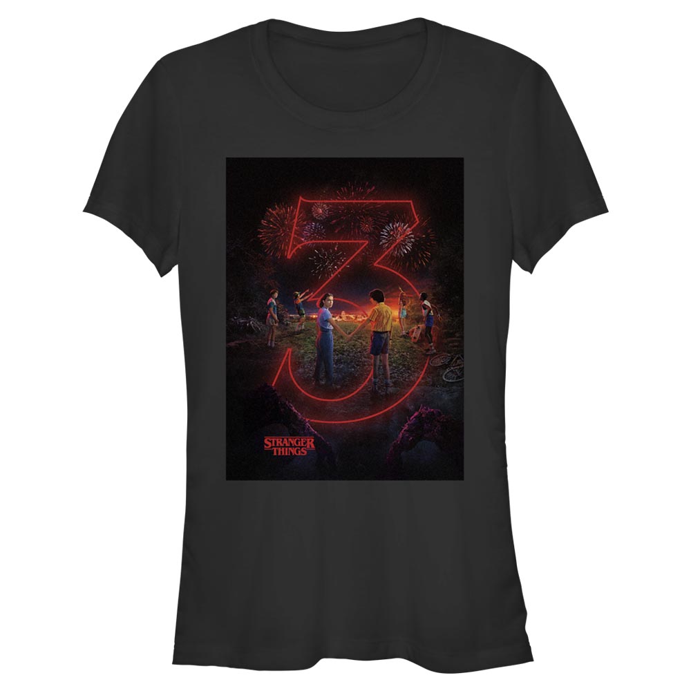 Netflix - Stranger Things - Photo de groupe Season Three - Femme T-shirt