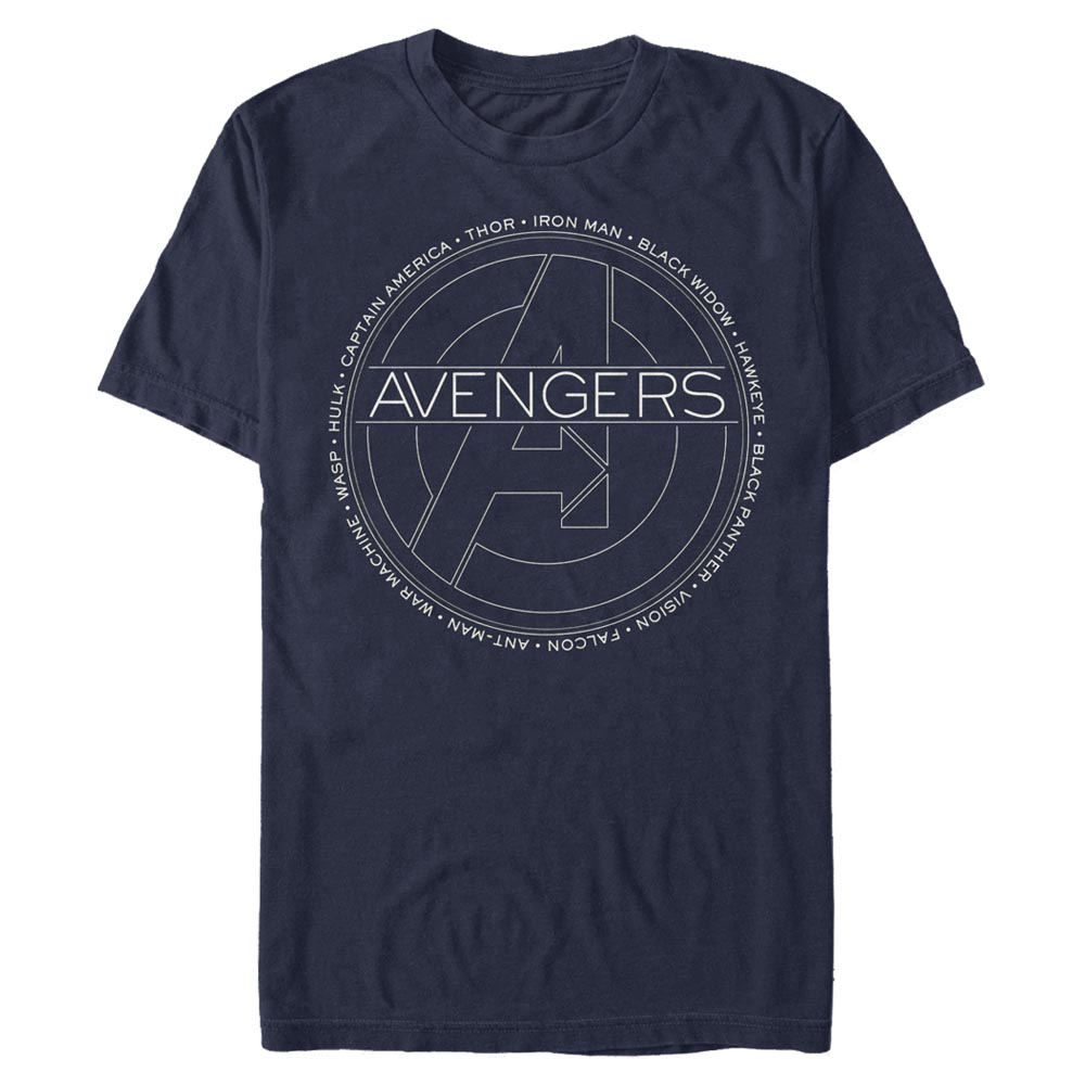 Marvel - Avengers - Logo Avengers Names - Homme T-shirt