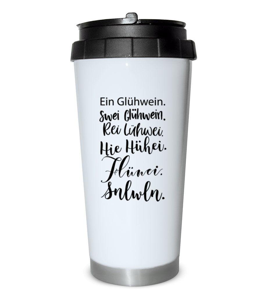 Vorschau: Glühwein Never Ending Story - Thermobecher - Weiß - Vorne