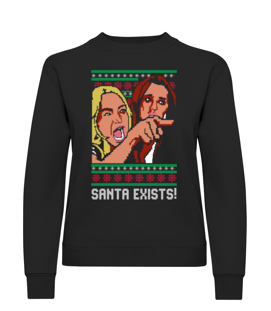 Santa Exists · Sweatshirt Femme