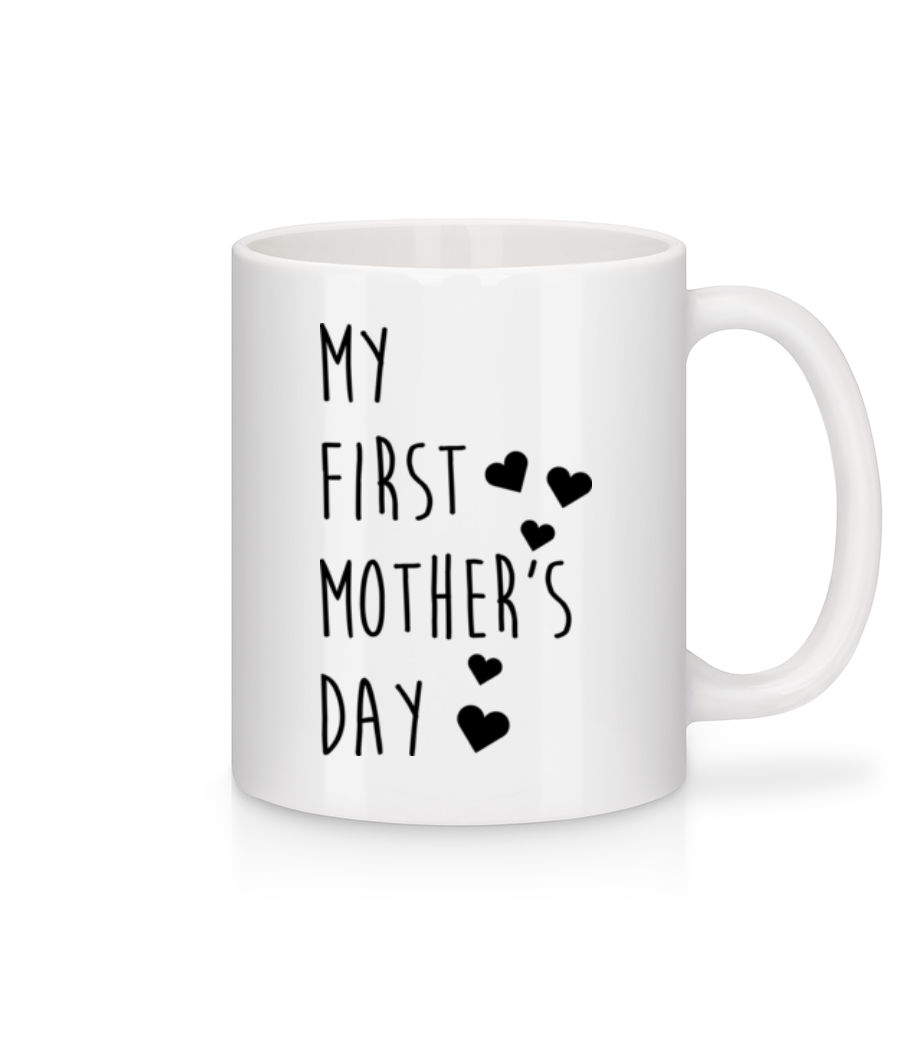 Aperçu: My First Mother's Day - Mug en céramique blanc - Blanc - Devant