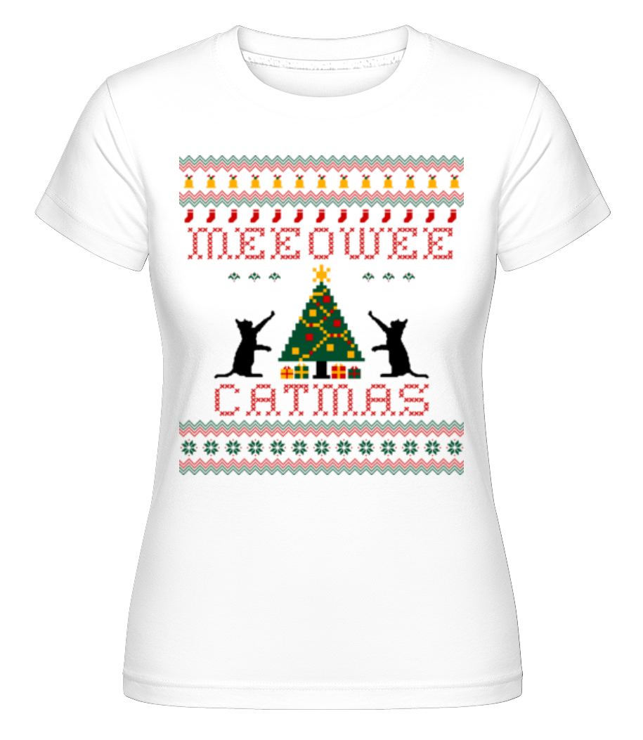 MEEOWEE Catmas ·  T-shirt Shirtinator femme