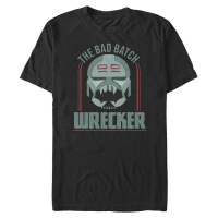 Star Wars - The Clone Wars - Wrecker Bad Batch Badge - Men's T-Shirt - Black - Front Star Wars - The Clone Wars - Wrecker Bad Batch Badge - Men's T-Shirt - Black - Front