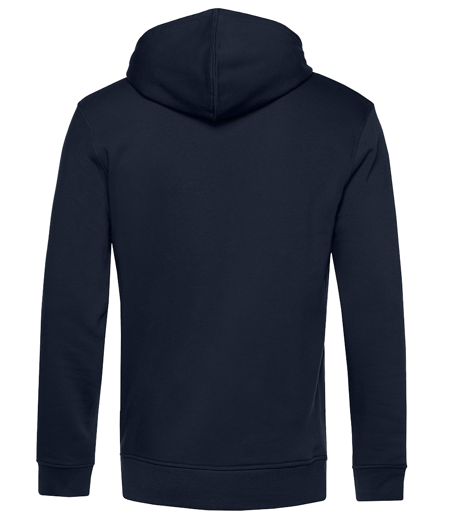 Aperçu: Sweat à capuche zippé bio Unisex - Bleu marine - Derrière