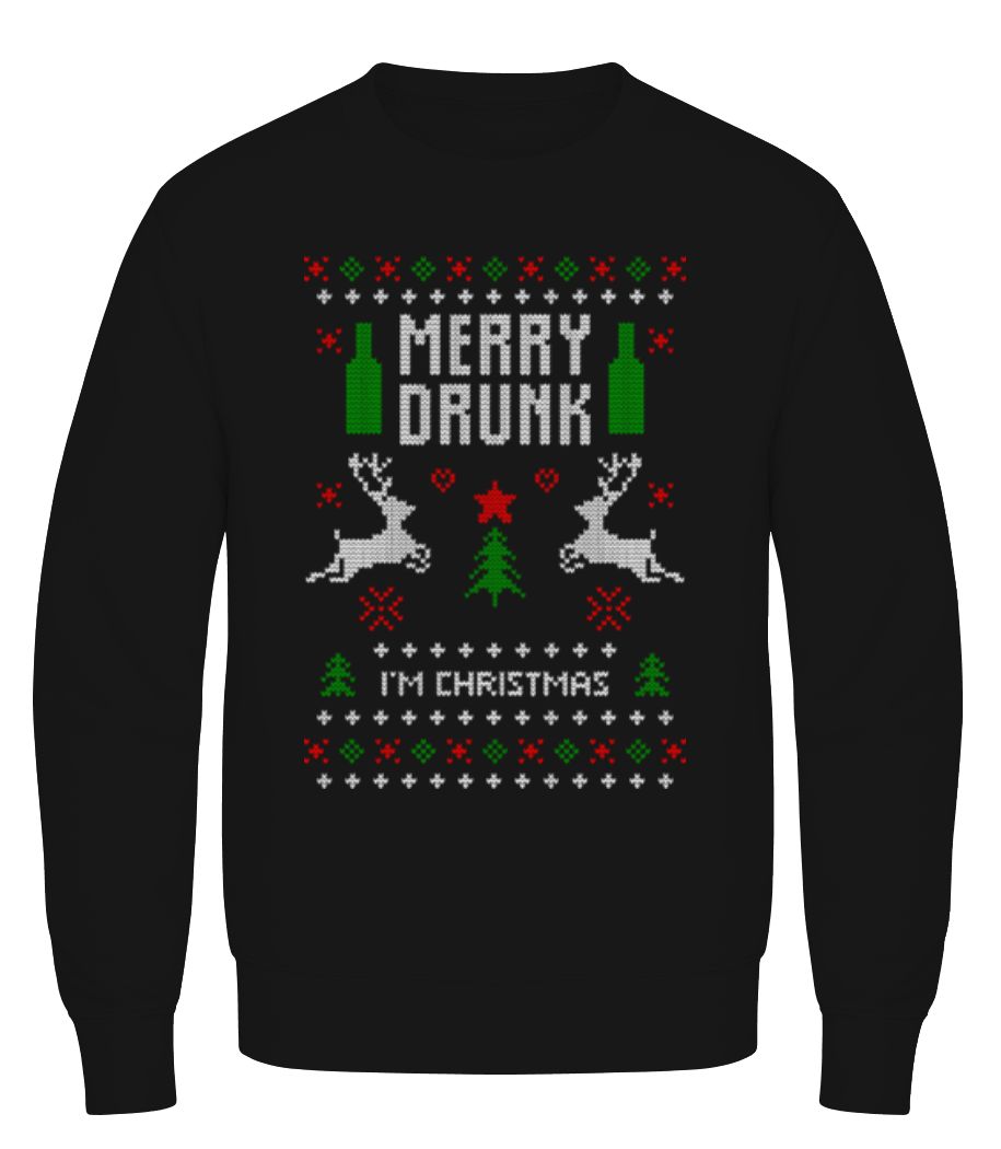 Merry Drunk I Am  Christmas · Sweatshirt Homme