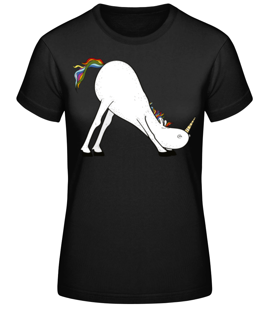 Yoga Licorne La Diapositive · T-shirt standard Femme