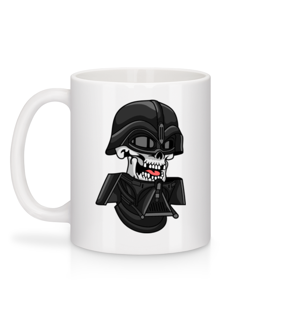Aperçu: Darth Vader Skull - Mug en céramique blanc - Blanc - Derrière