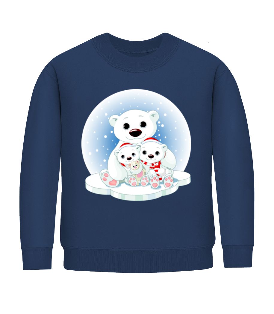 Famille Des Ours Polaires · Sweatshirt Enfant