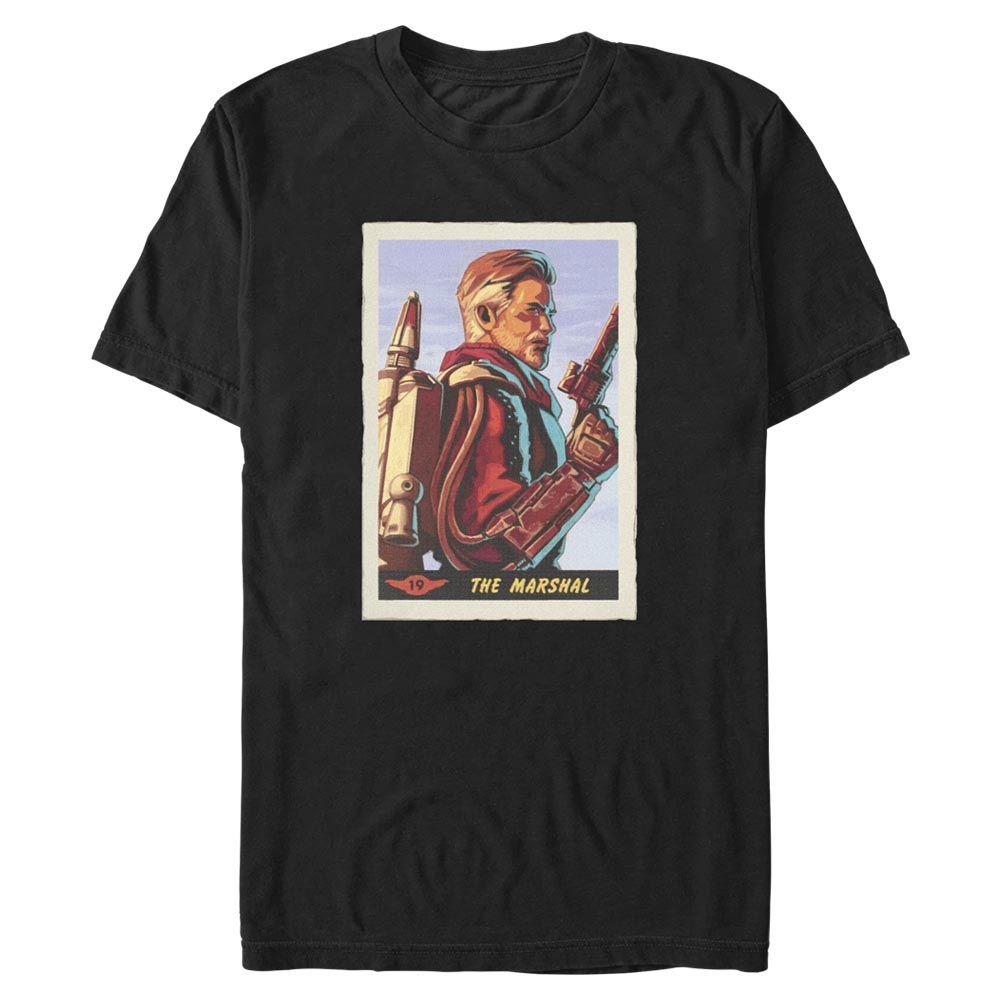 Star Wars - The Mandalorian - Chasseur de primes Marshal Card - Homme T-shirt