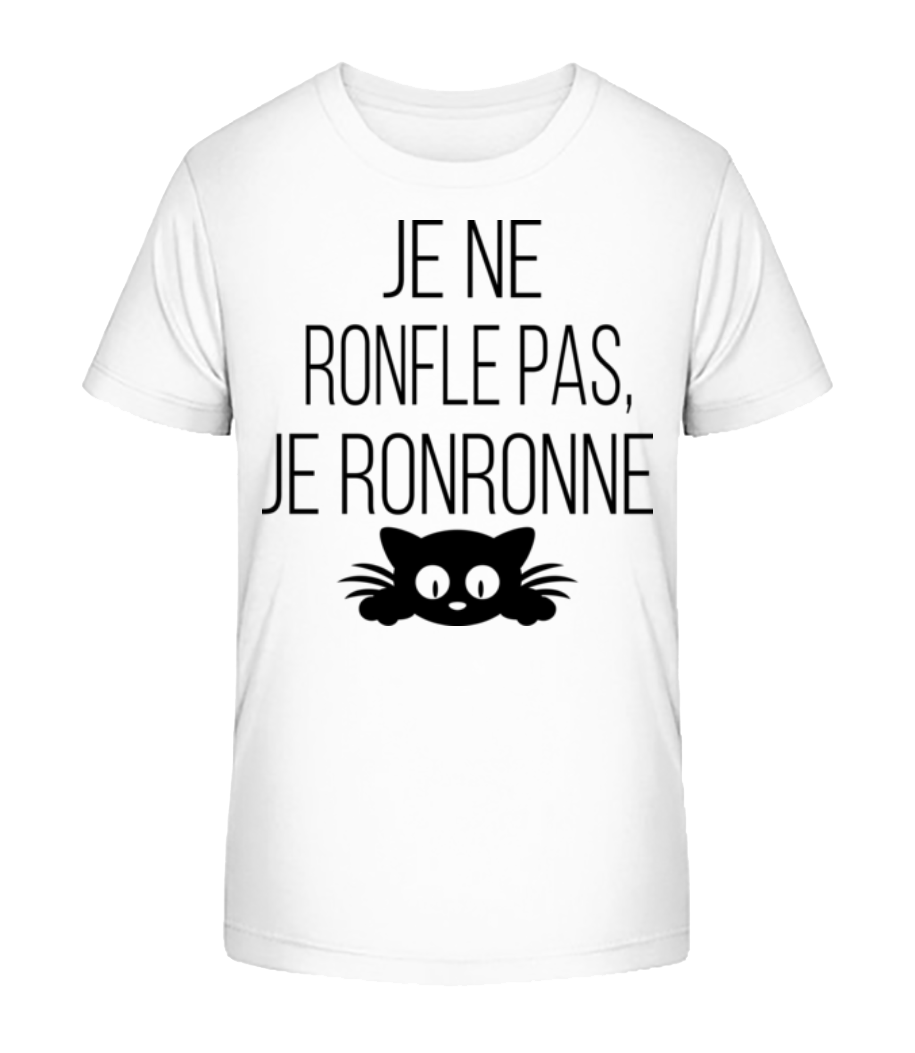 Je Ne Ronfle Pas · T-shirt bio Enfant Stanley Stella 2.0
