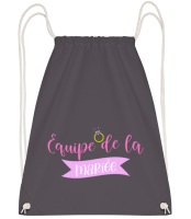 Equipe de la Mariée - Sac à dos sport - Anthracite - Devant