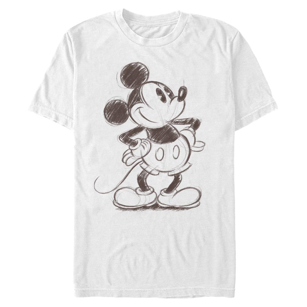 Disney Classics - Mickey Mouse - Mickey Mouse Sketchy Mickey - Homme T-shirt