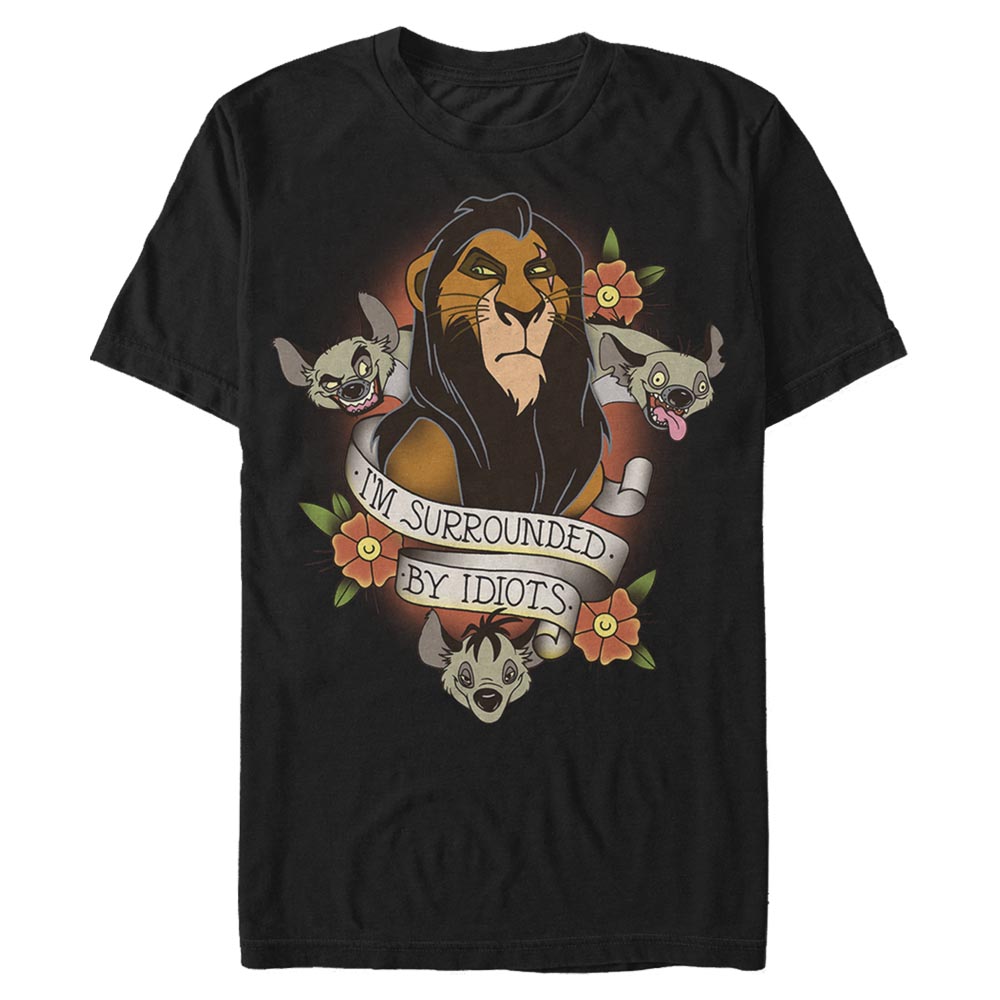 Disney - Le Roi lion - Photo de groupe Surrounded - Homme T-shirt