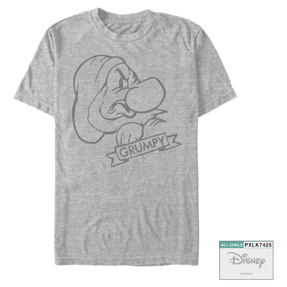 Disney - Blanche-Neige et les Sept Nains - Grincheux - Homme T-shirt