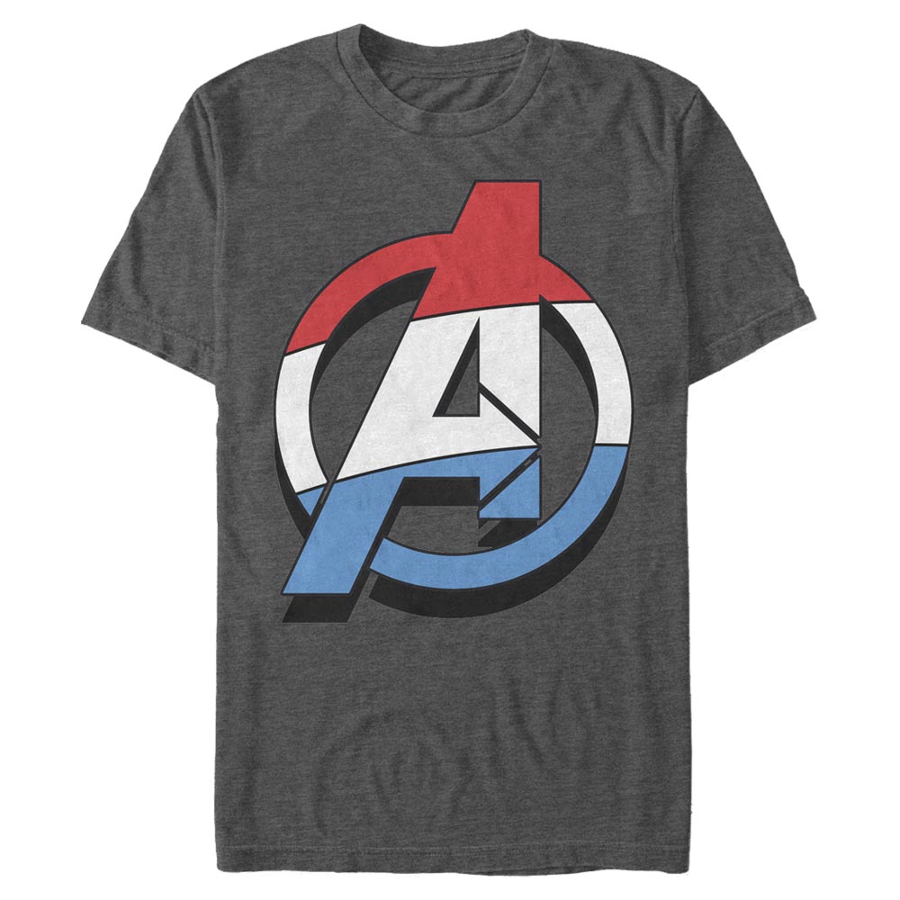 Marvel - Avengers - Logo Patriotic Avenger - Homme T-shirt
