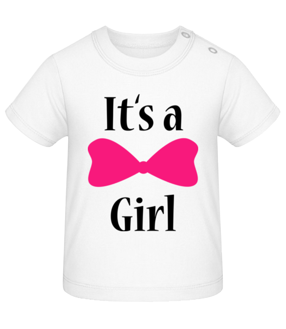 It's A Girl - Ribbon · T-shirt Bio Bébé