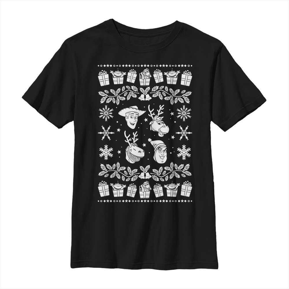 Disney - Toy Story - Photo de groupe Sweater Story - Christmas - Enfant T-shirt