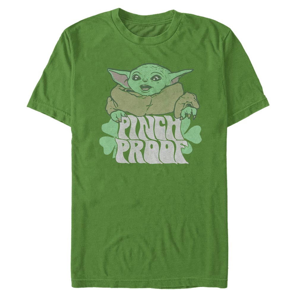 Star Wars - The Mandalorian - Grogu Pinch The Baby - St. Patrick's Day - Homme T-shirt