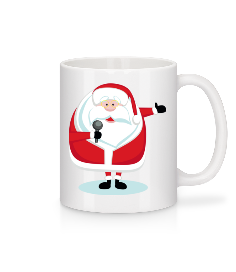 Chanter Le Père Noël · Mug en céramique blanc