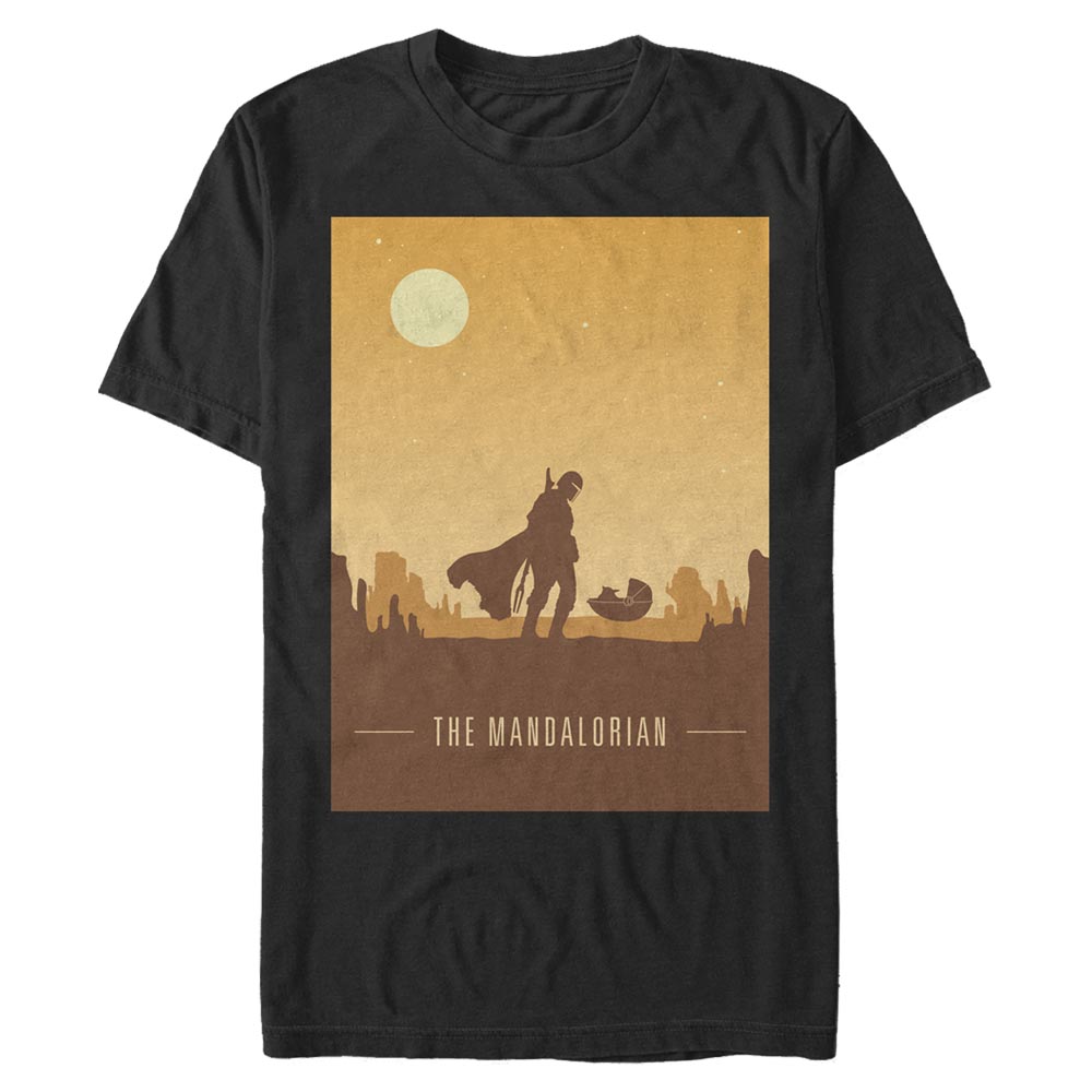 Star Wars - The Mandalorian - Mando & Yoda Mando and Child Poster - Homme T-shirt