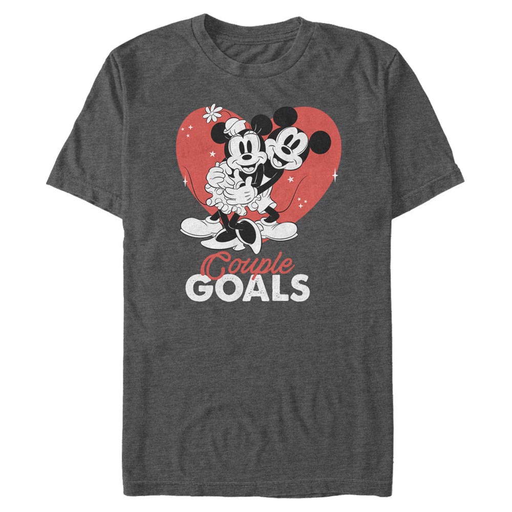 Disney Classics - Mickey Mouse - Mickey et Minnie Couple Goals - Valentine's Day - Homme T-shirt