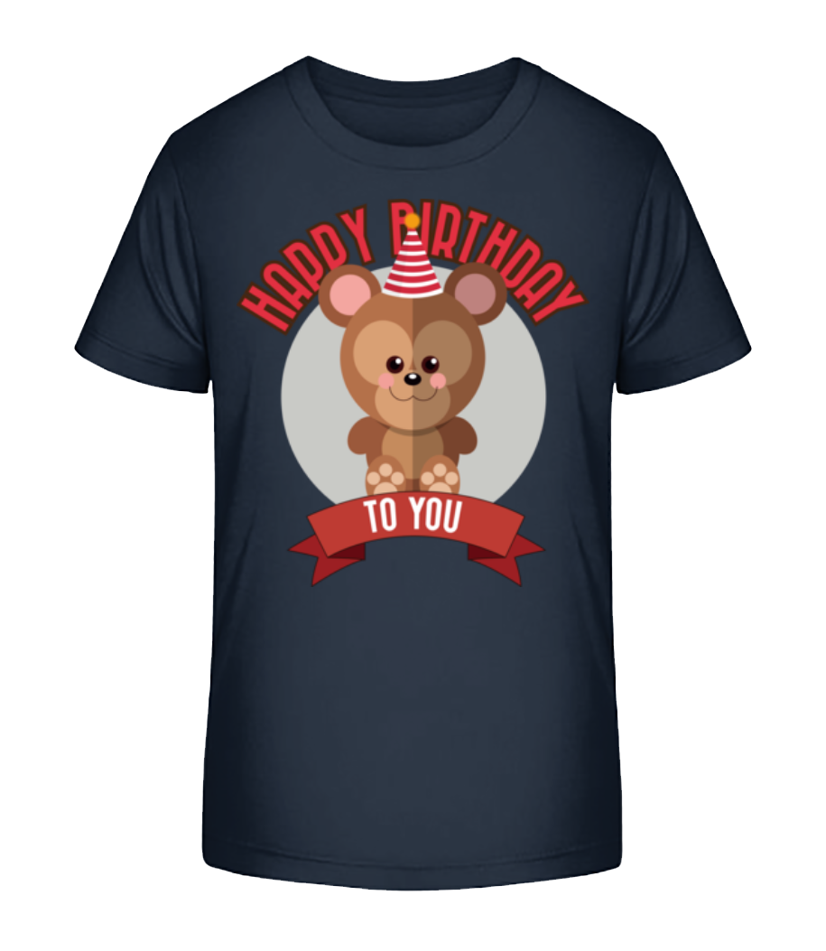 Happy Birthday To You Singe · T-shirt bio Enfant Stanley Stella 2.0