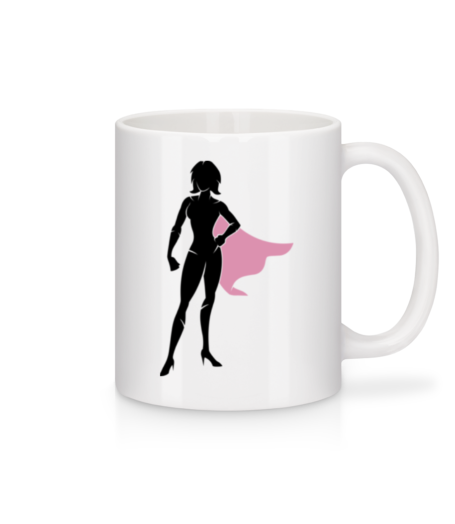 Superwoman Silhouette · Mug en céramique blanc