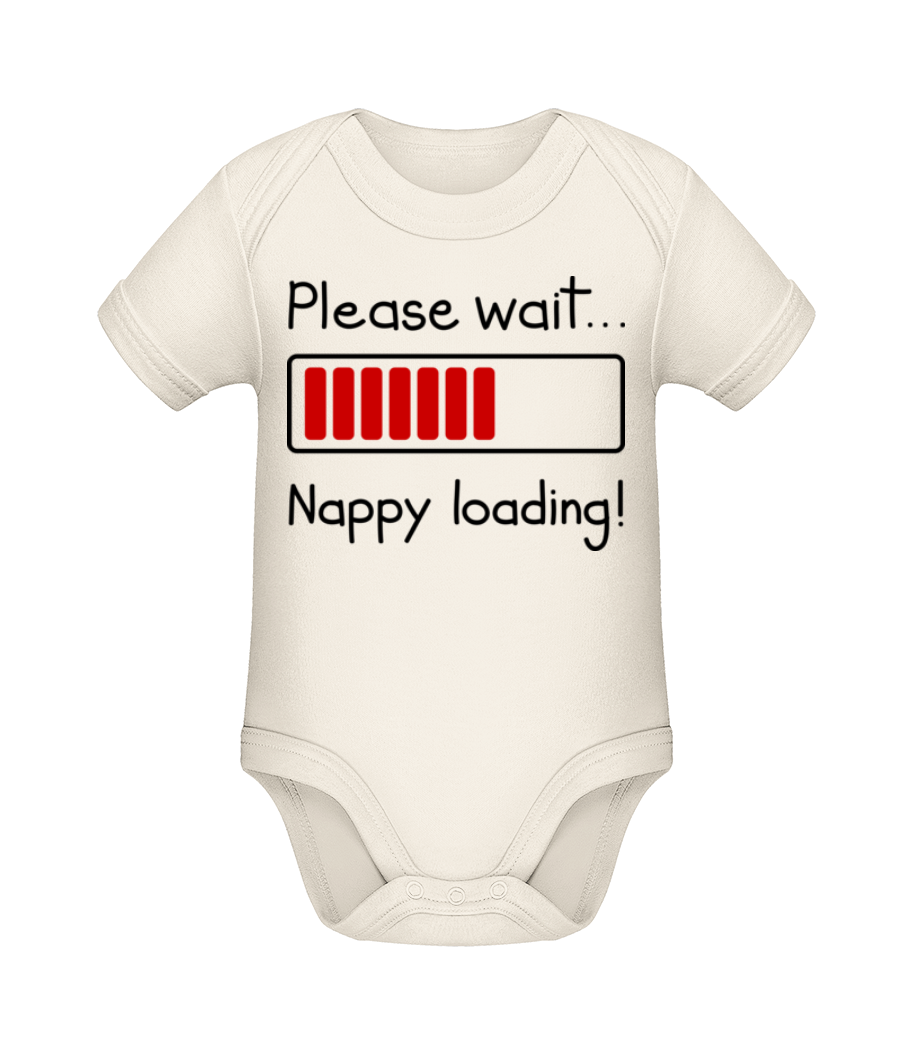 Nappy Loading! · Body manches courtes bio