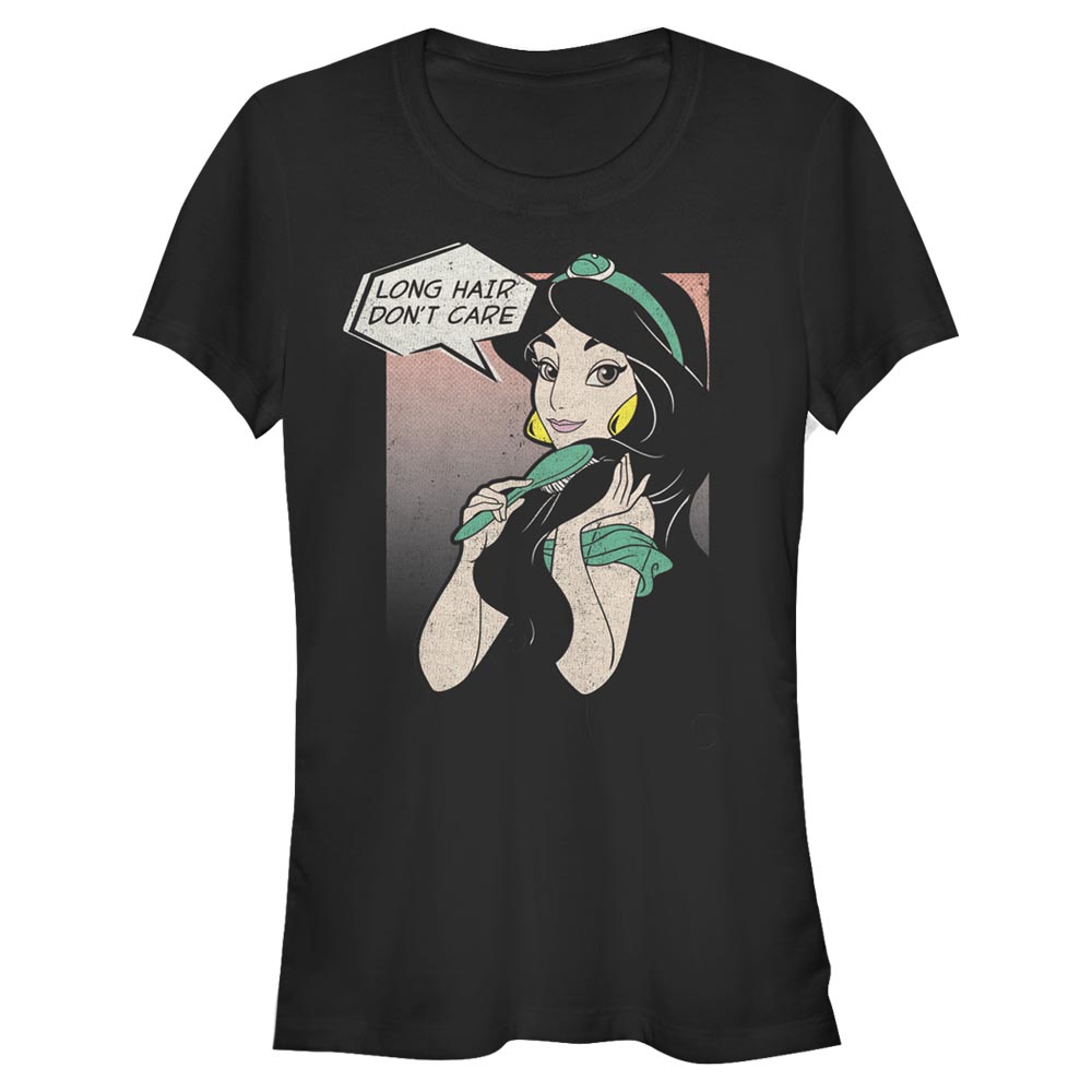 Aperçu: Disney - Aladin - Jasmine Jastein - Femme T-shirt - Noir - Devant