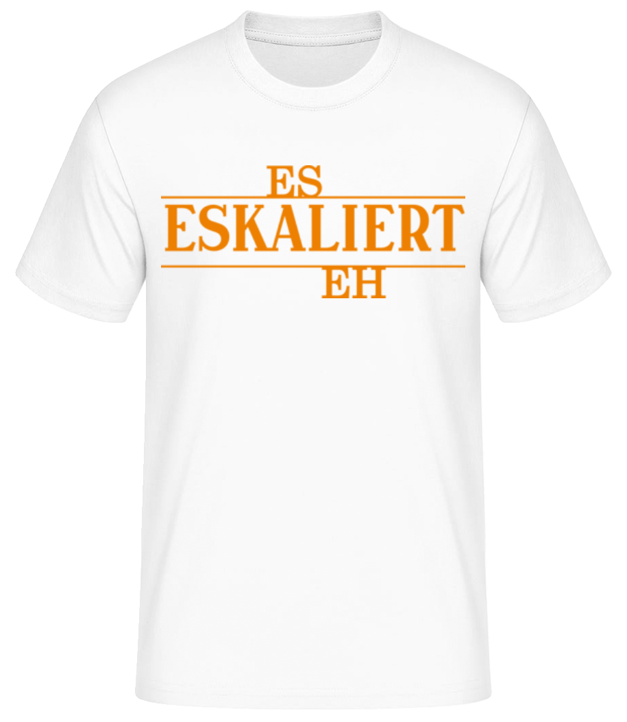 Es Eskaliert Eh · Männer Basic T-Shirt