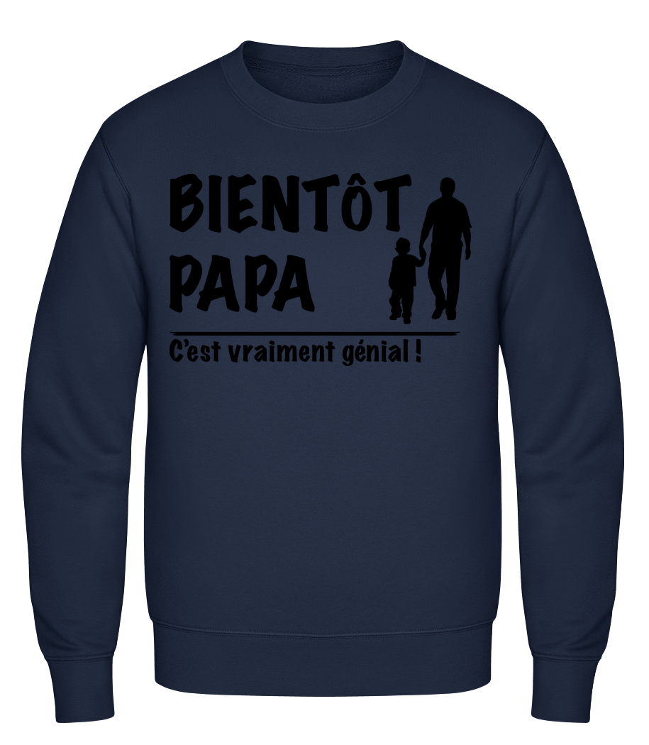 Bientôt Papa · Sweatshirt Homme