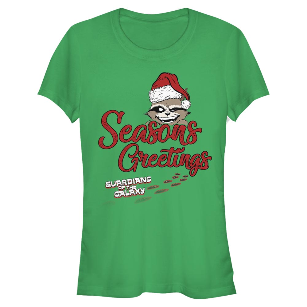 Marvel - Les Gardiens de la Galaxie - Rocket Hidden - Christmas - Femme T-shirt