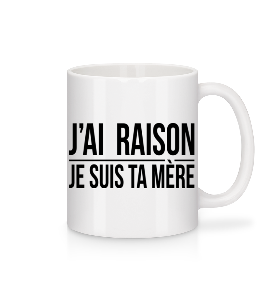 Je Suis Ta Mère · Mug en céramique blanc